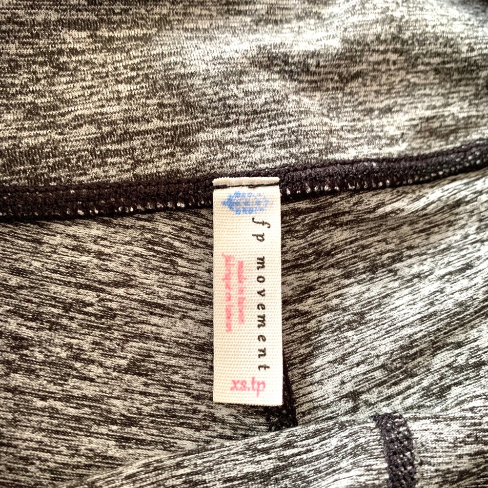 Free People Movement Gray Mesh Legging - Picture 4 of 5